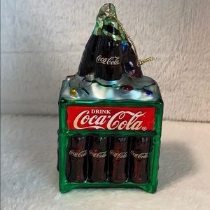 Coca Cola Vintage Glas Box Ornament